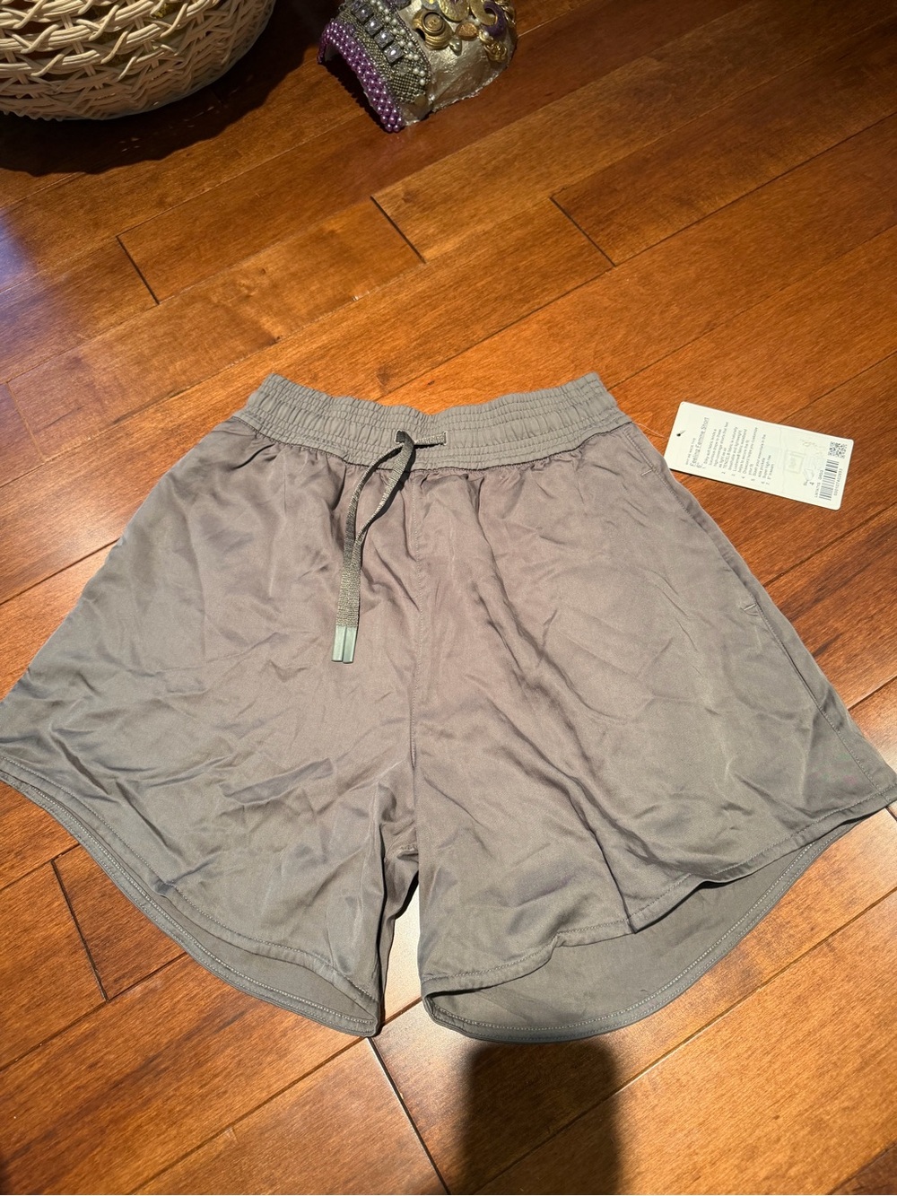 lululemon athletica Gray Athletic Drawstring Shorts